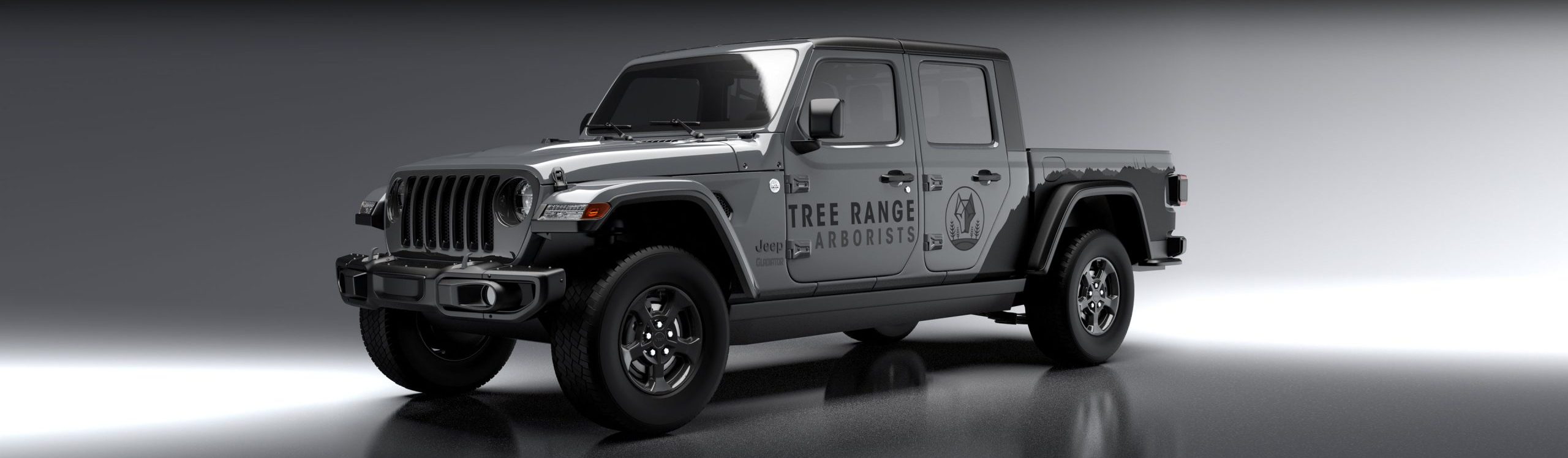 Jeep Gladiator Signwritten Render